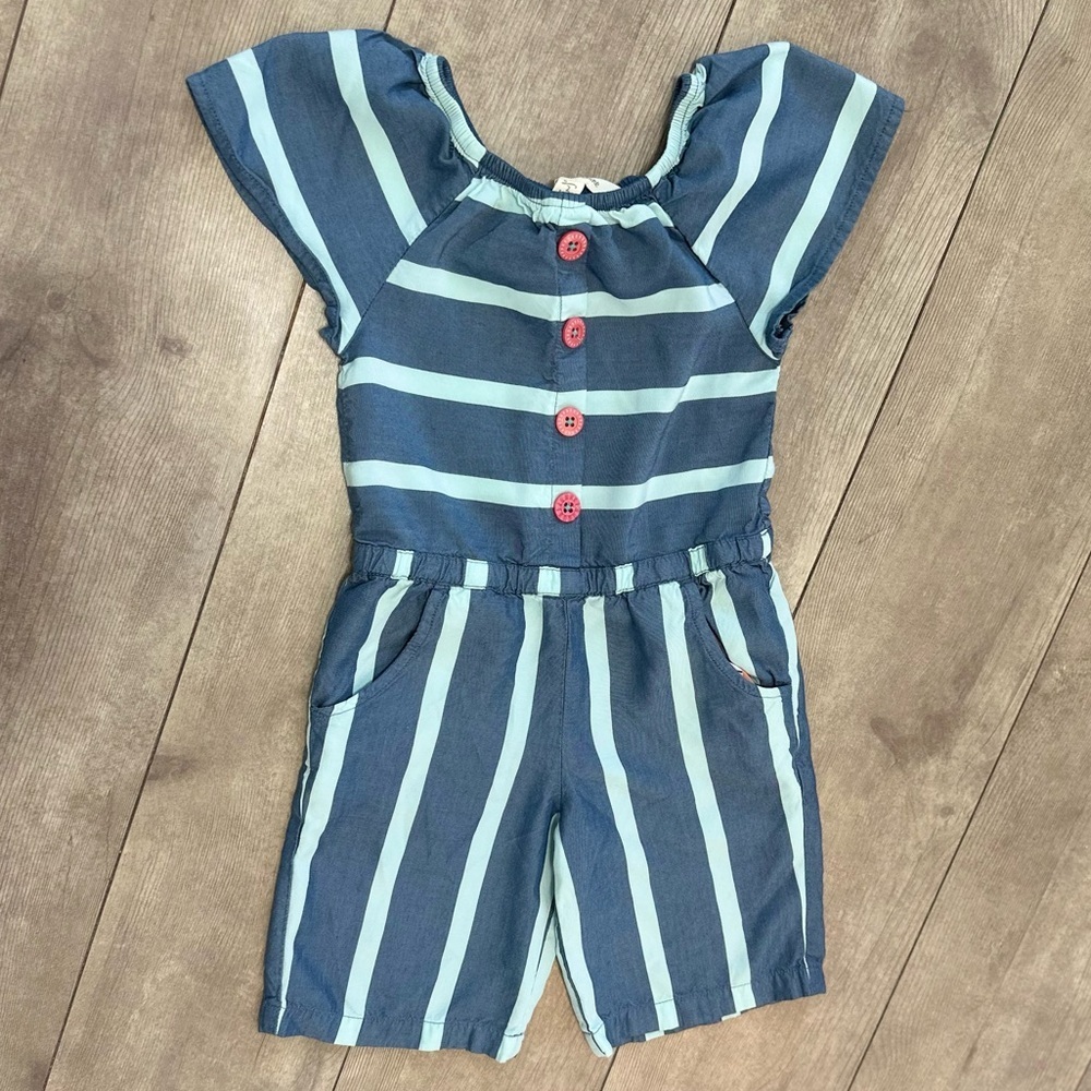 New Matilda Jane My Oh My Jumpsuit Striped 2T toddler Girl jumpsuit romper